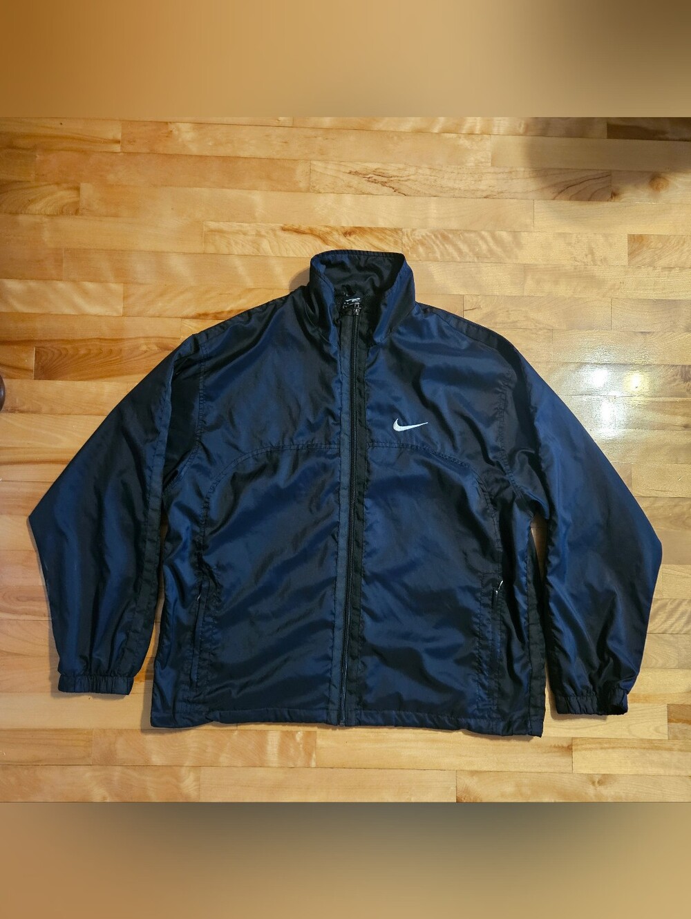 Nike Agassi Baggy Light Jacket Full Zip Black Menโs Size L